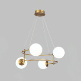 لوستر آویز حلقوی 4 شعله مدل A/242.4 دکور هیوا